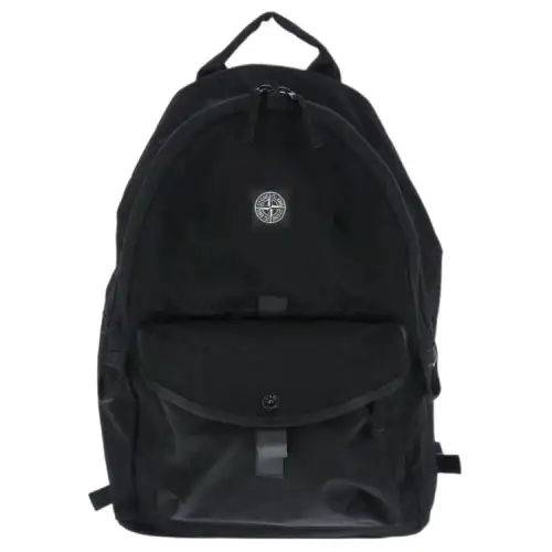 STONE ISLAND Nylon Backpack Unisex Black