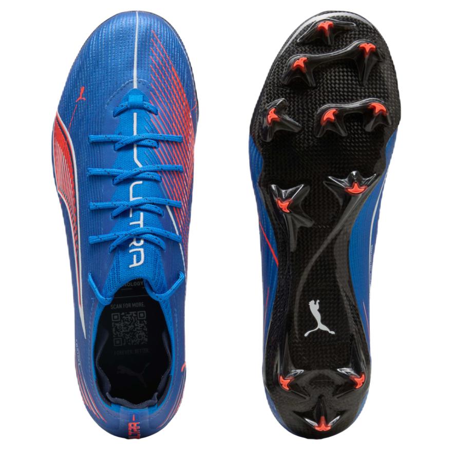 PUMA ULTRA 6 Support Soccer Shoes Unisex Blue White