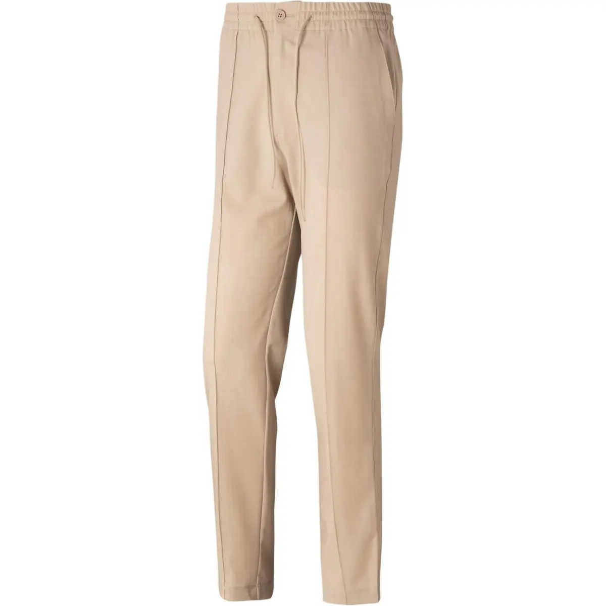 Adidas Casual Pants Men's Khaki Moderate Straight Fit Pants