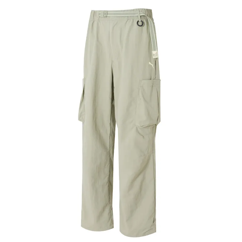 PUMA Casual Pants Men's Khaki Gray Moderate Other