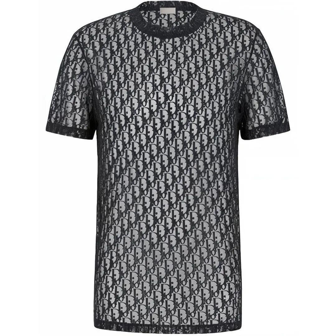 DIOR Quarterly New Products T Shirt Men's Dark Blue