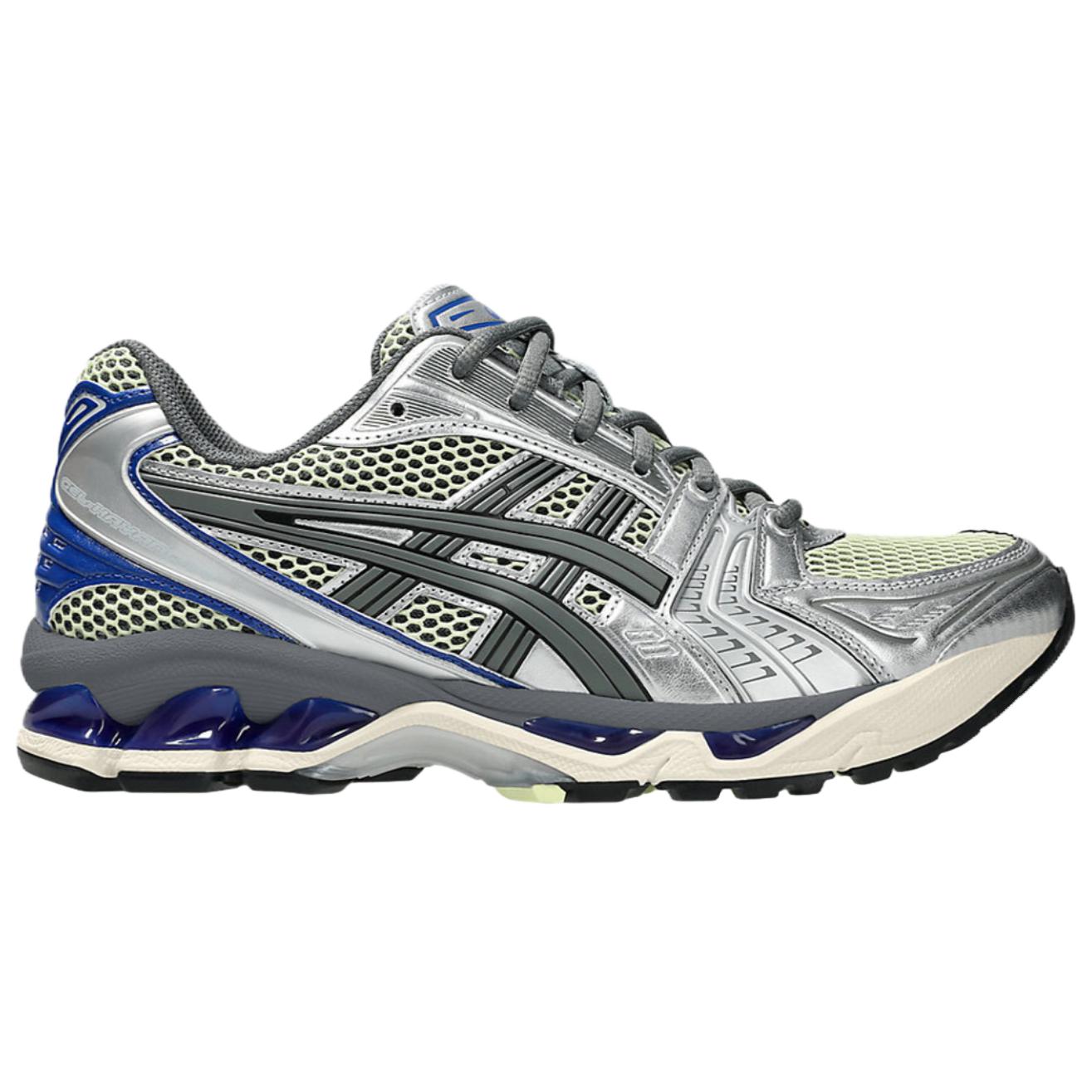 Asics Gel Kayano 14 Breathable Support Breathable Support Running Shoes Unisex Silver Blue