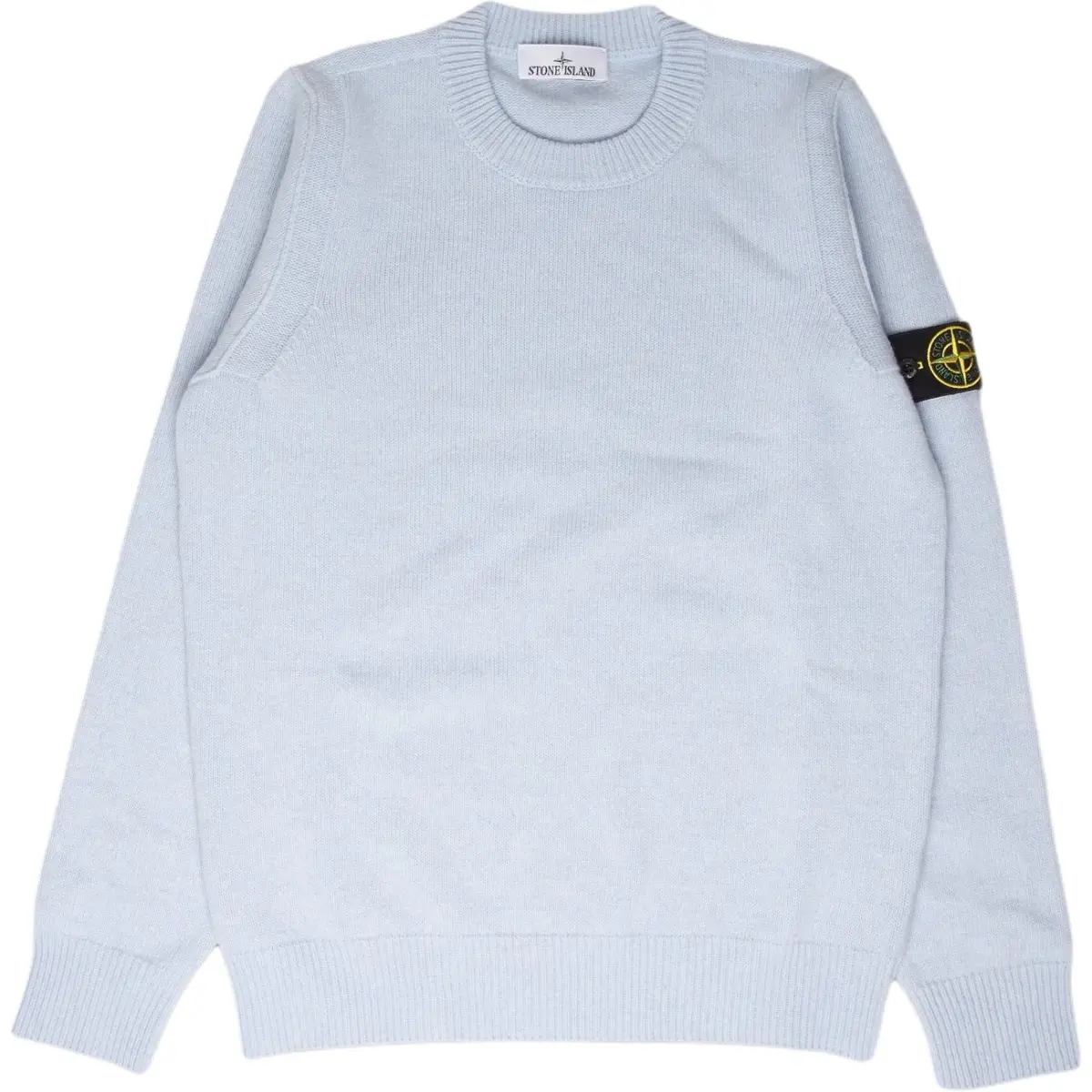 STONE ISLAND Logo Patch Crewneck Jumper