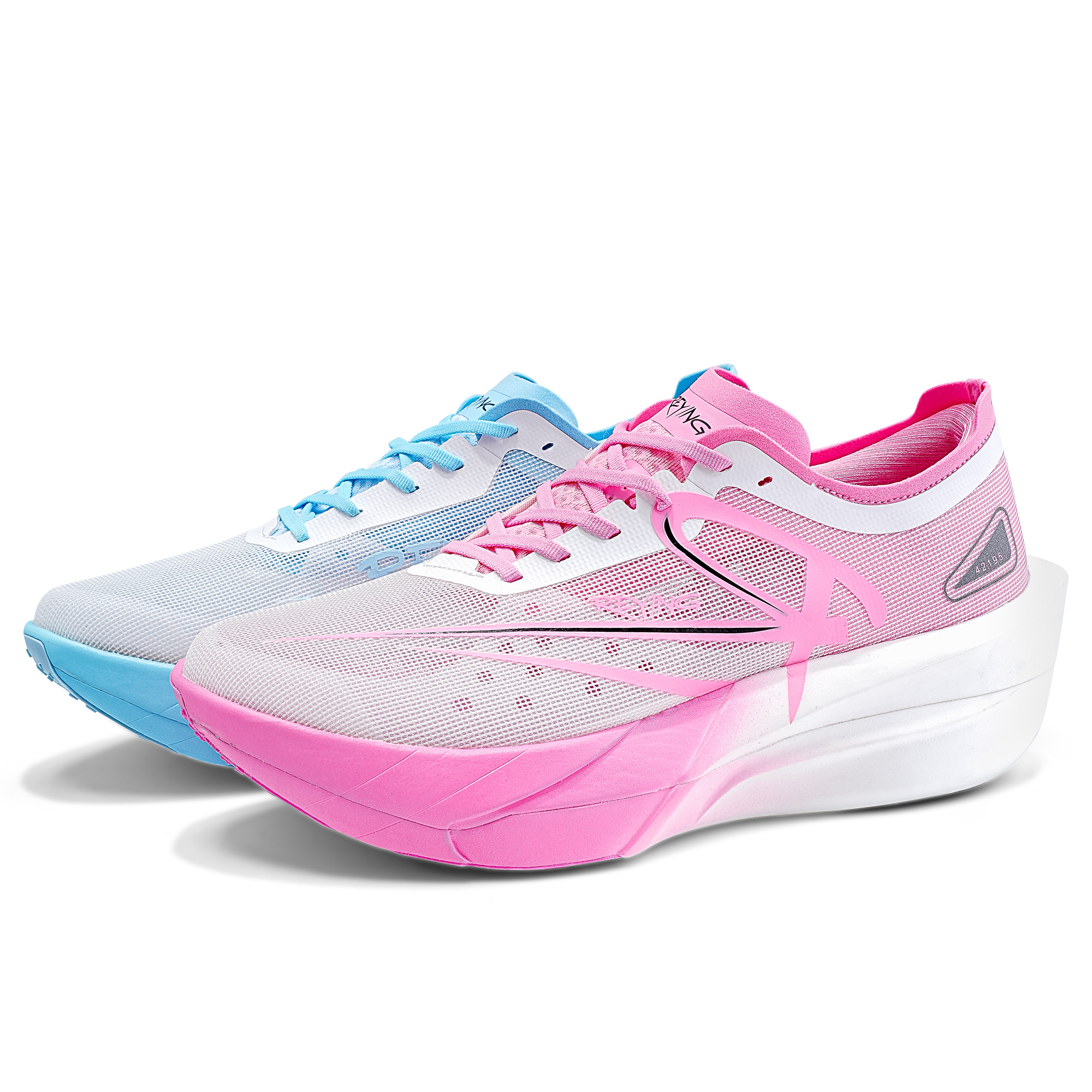REYING Low top Running Shoes Unisex Dreamy Peach Blue