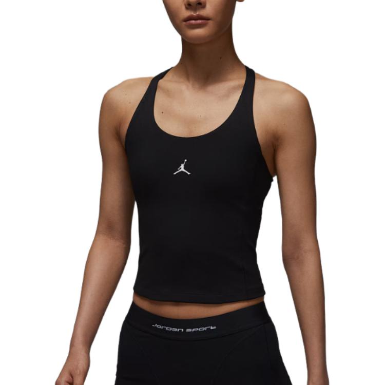 Женская майка Jordan Logo (черная)