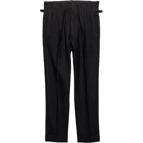 Prada pinstripe pleated trousers