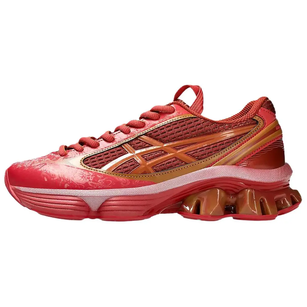 ASICS GEL KINETIC FLUENT Rubber Casual Running Shoes Unisex Red
