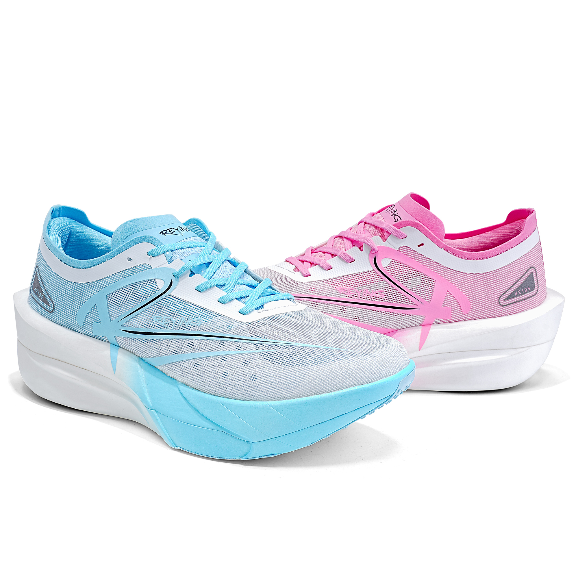 REYING Low top Running Shoes Unisex Dreamy Peach Blue