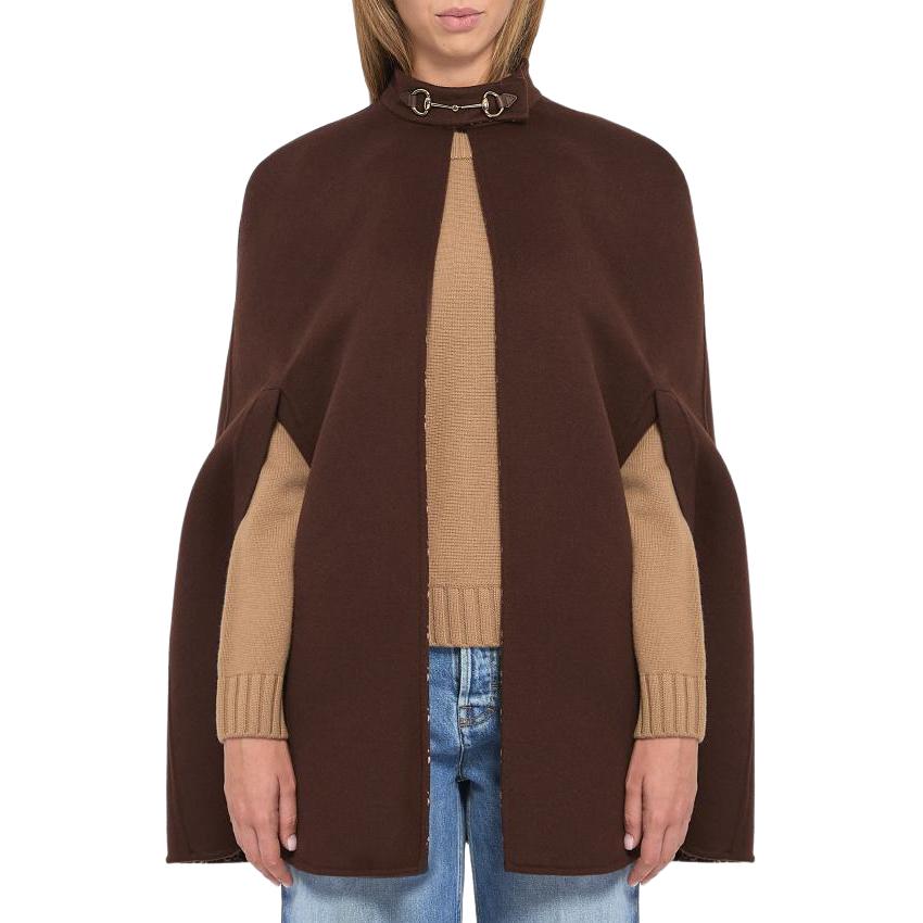 GUCCI Horsebit Wool blend Cape
