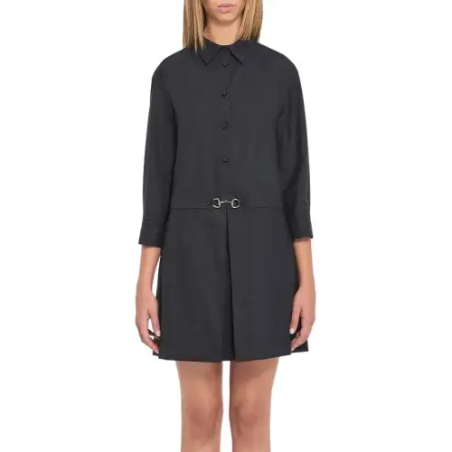 GUCCI Relaxed Fit Horsebit Mini Dress