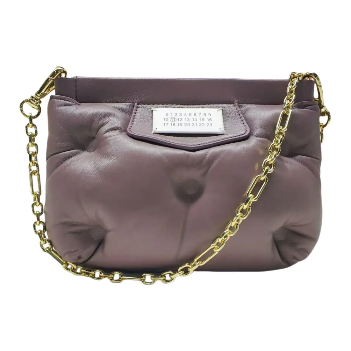 Maison Margiela Sheepskin Crossbody Bag, Shoulder Bag Women's Russet
