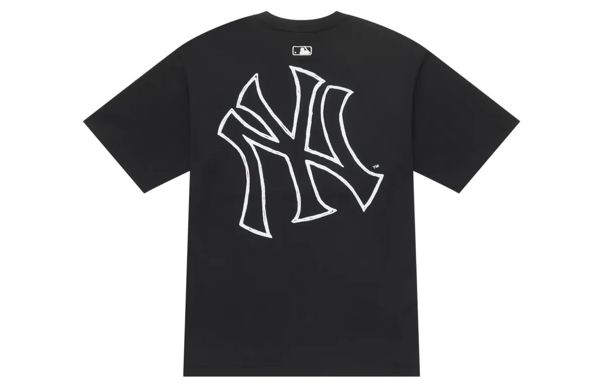 MLB MONOGRAM 25SS T Shirt Unisex Black
