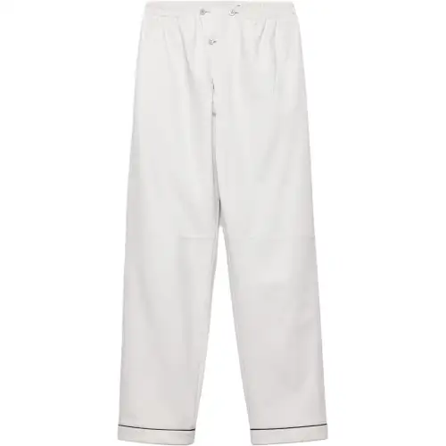 Prada elasticated-waistband leather trousers