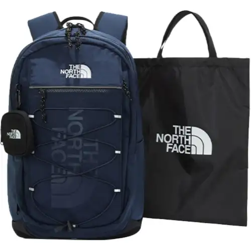 THE NORTH FACE Polyester Backpack Combo Set Unisex Navy Blue