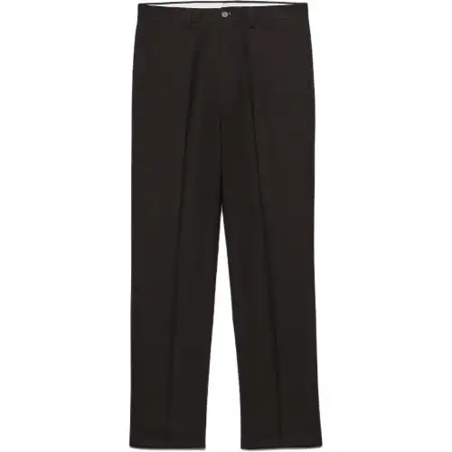 Prada button-fastening wool trousers