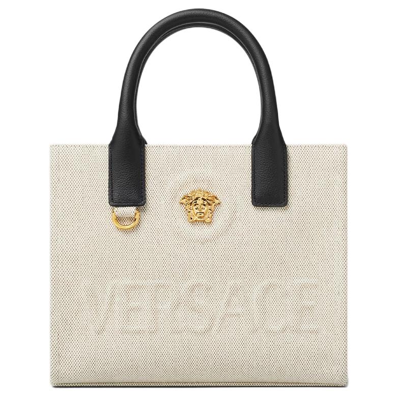 Женская сумка Versace La Medusa Mini (бежевая)