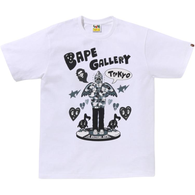 Футболка A BATHING APE GALLERY™ TOKYO (белая)