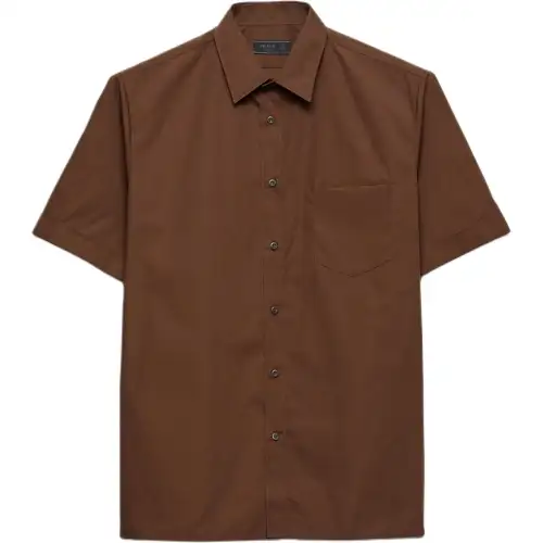 Prada Short-Sleeved Button-Up Shirt