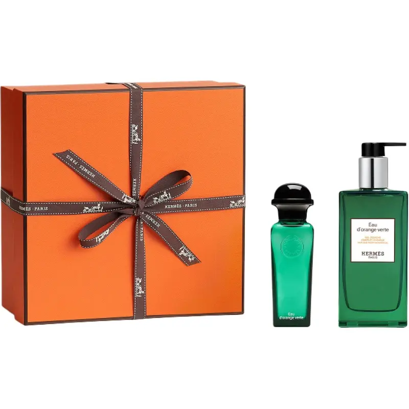 HERMES Moisturizing perfume, set, fresh eau de cologne, 50 ml, 200 ml