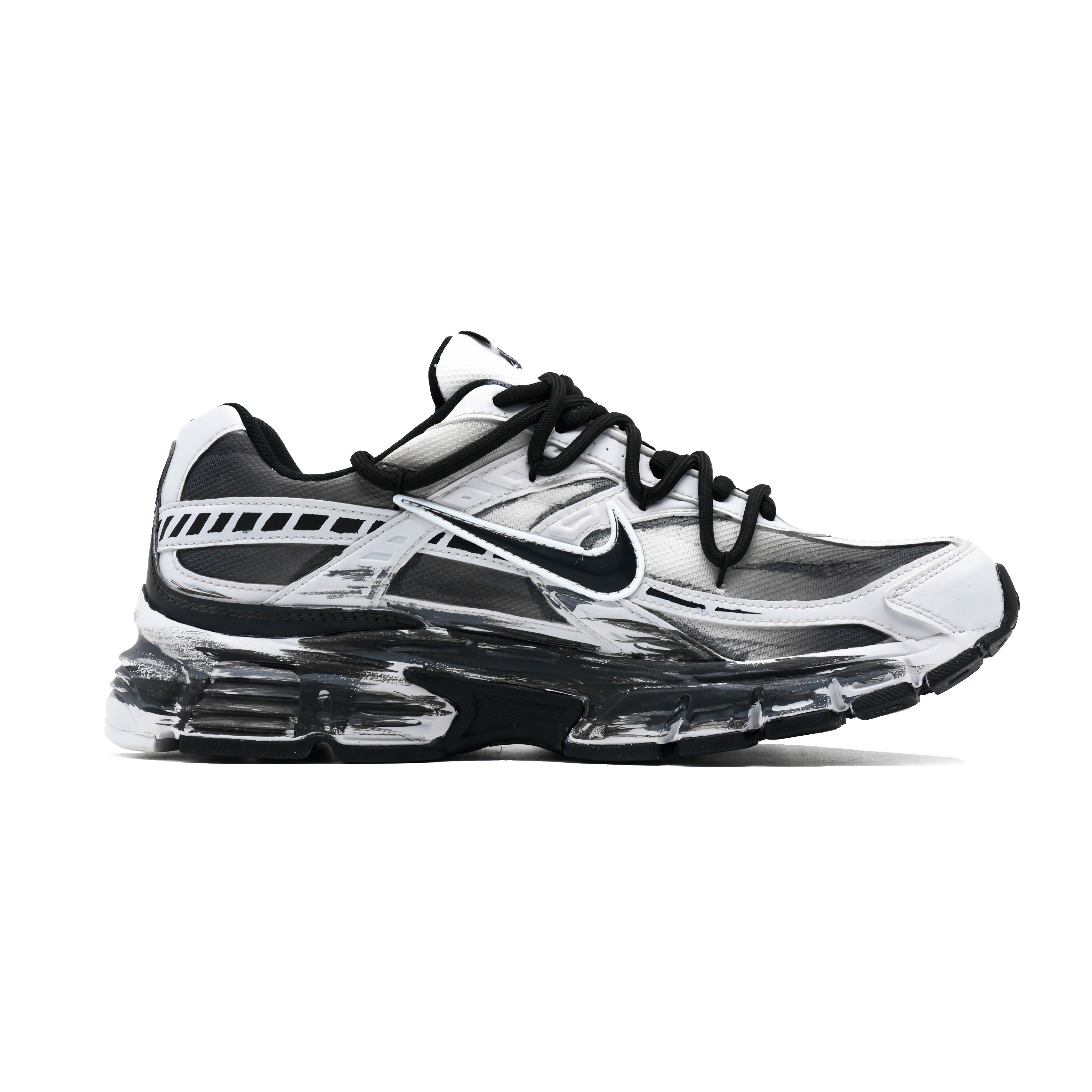 Nike Initiator Abrasion Resistant Low top Casual City Commuting Running Shoes Men’s Black White