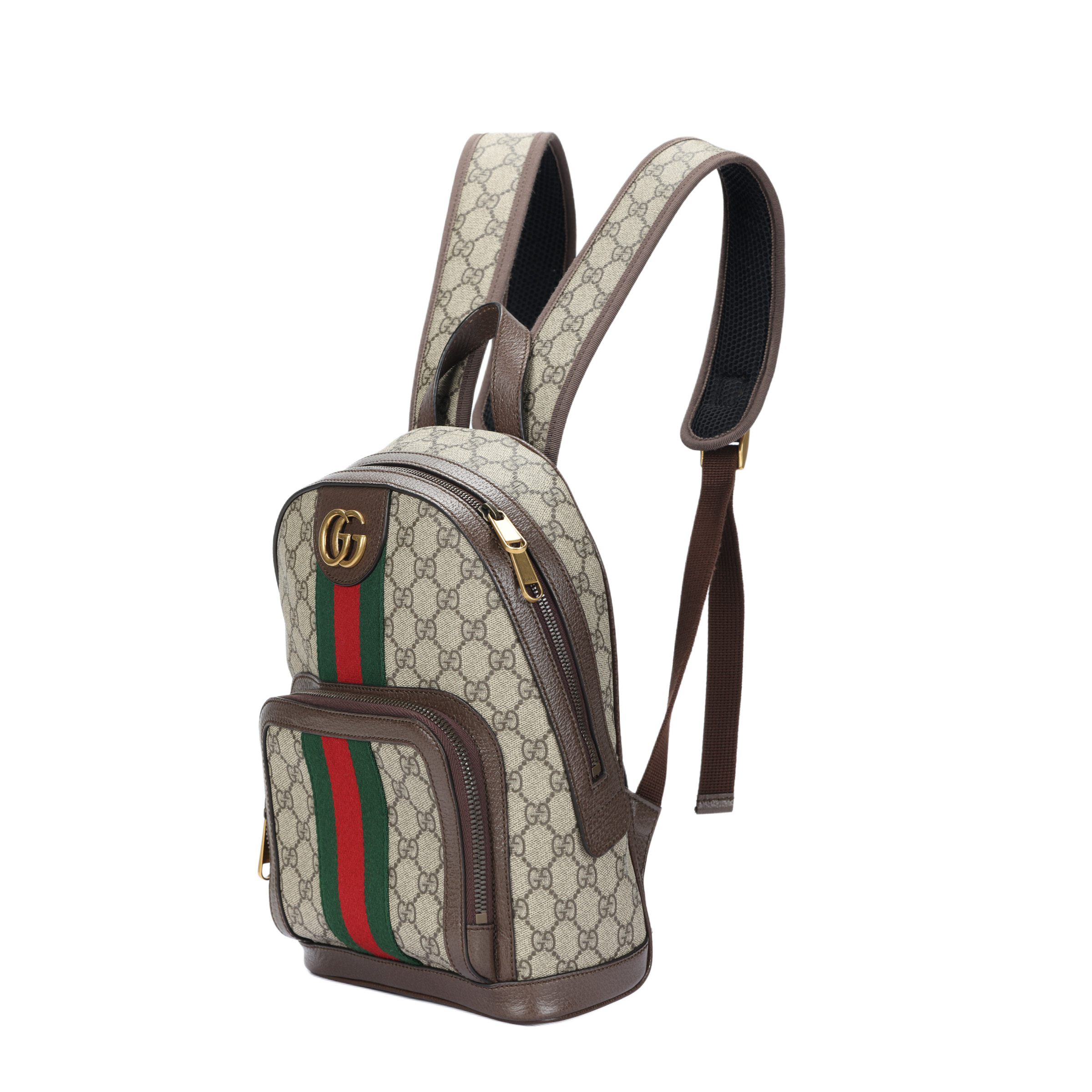 Рюкзак Gucci Ophidia Logo / (коричневый) — фото 2