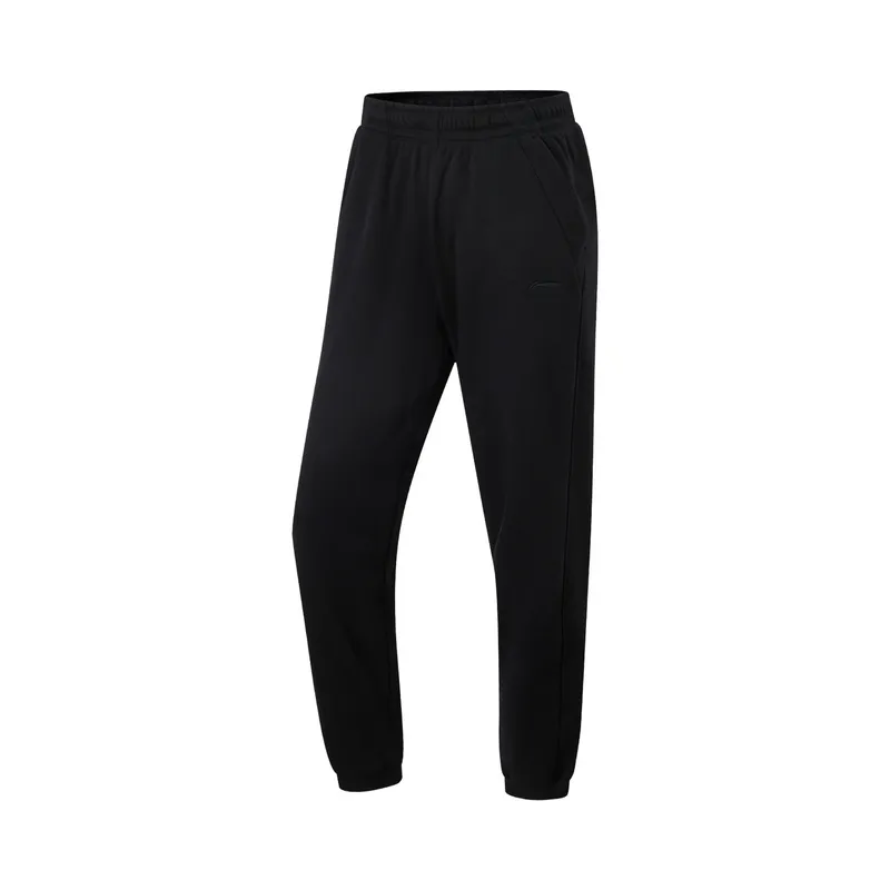 Li Ning Comfortable Fleece Lined Minimalist Style Mid Rise Casual Sweatpants Women's