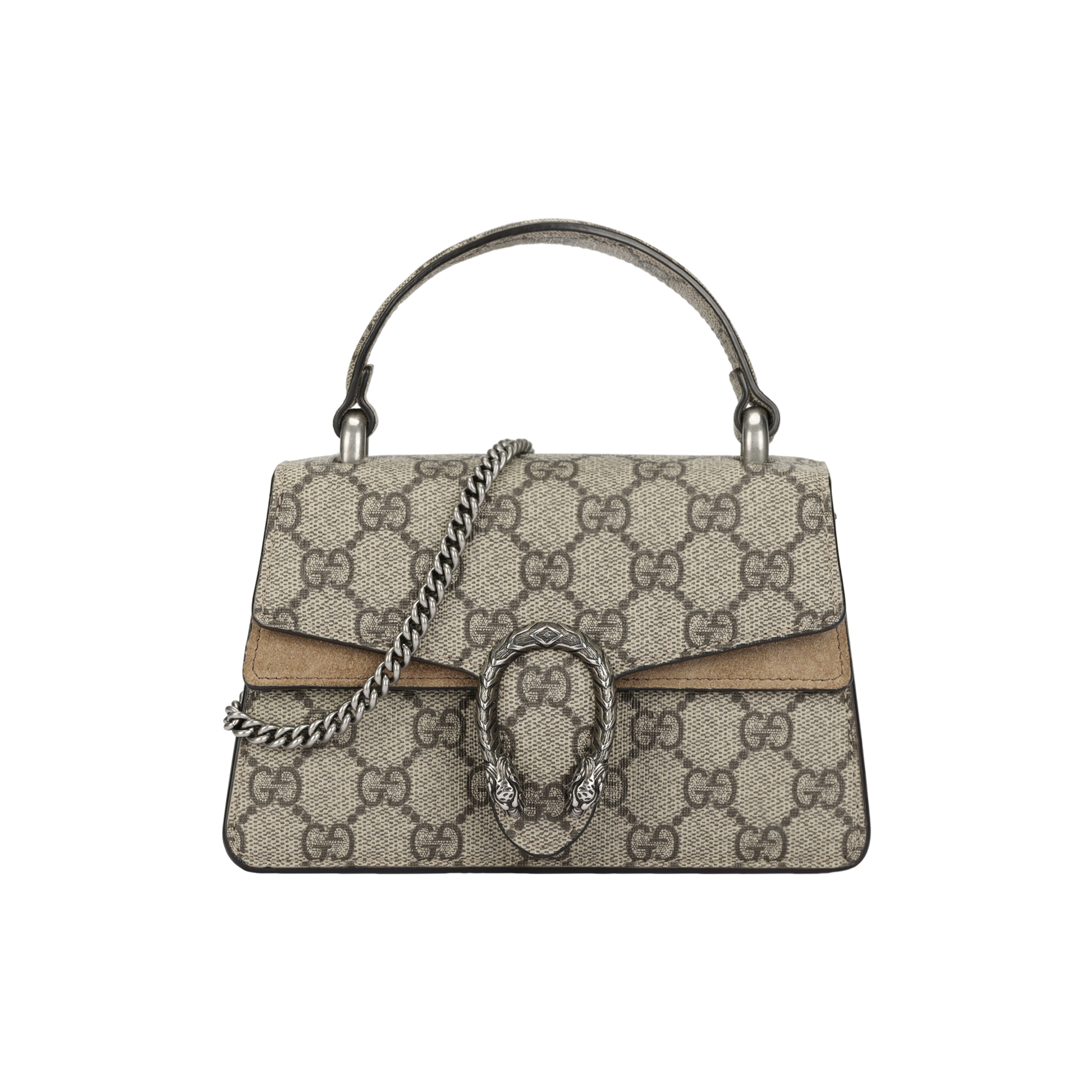Женская сумка Gucci (бежево-коричневая)