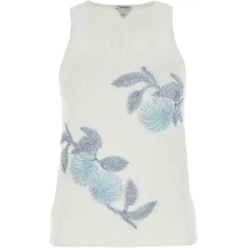 Bottega Veneta Embroidered Tank Top