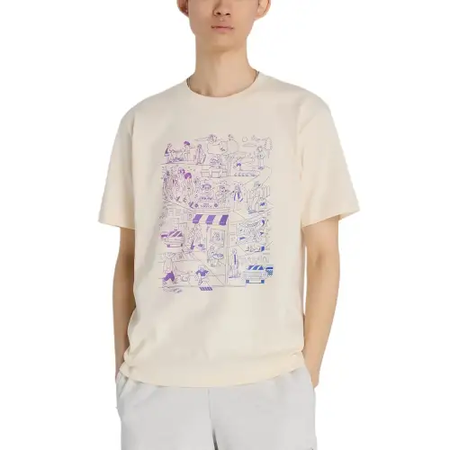 New Balance NB Athletics SS25 Culture Mural T Shirt Men's