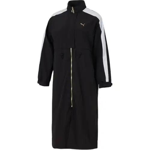 PUMA Jackets Women's Black Stand Collar Moderate Other