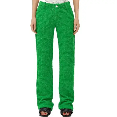 Bottega Veneta FW22 Casual Pants Women's Green