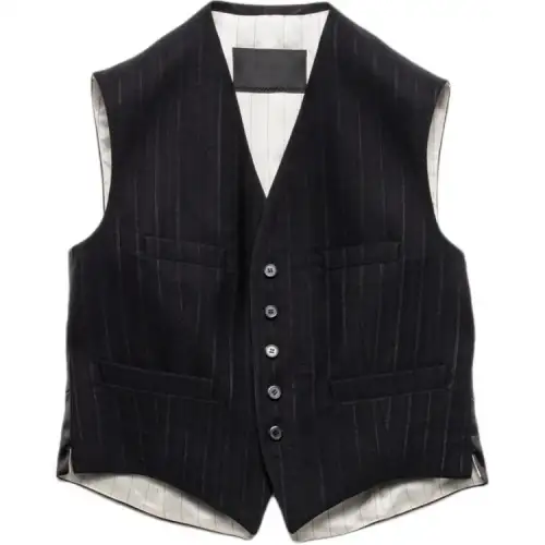 Prada pinstripe five-button vest