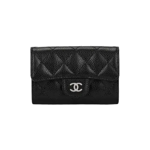 CHANEL Classic Card Holder Black AP0214