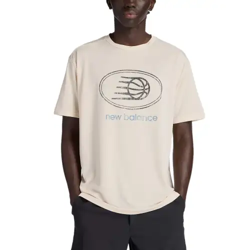 New Balance Hoops Logo T Shirt Men's