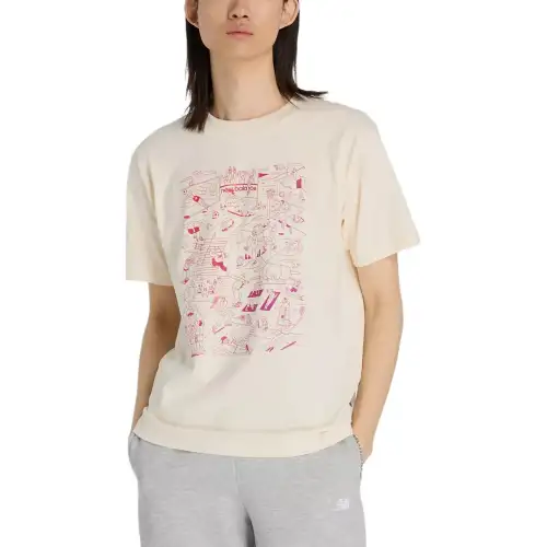 New Balance SS25 Athletics Sports Mural T Shirt Men's