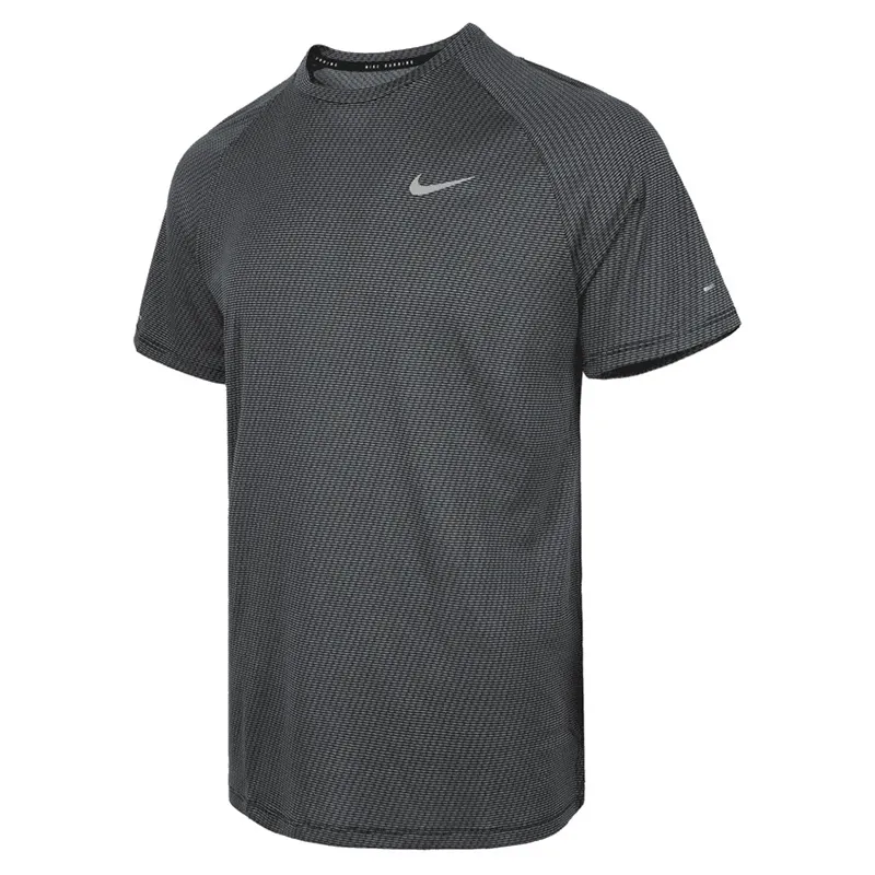 Nike T-Shirts Men's Black Crew Neck Moderate