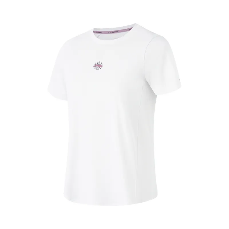 Li Ning Set in Sleeve Casual T Shirt Women's
