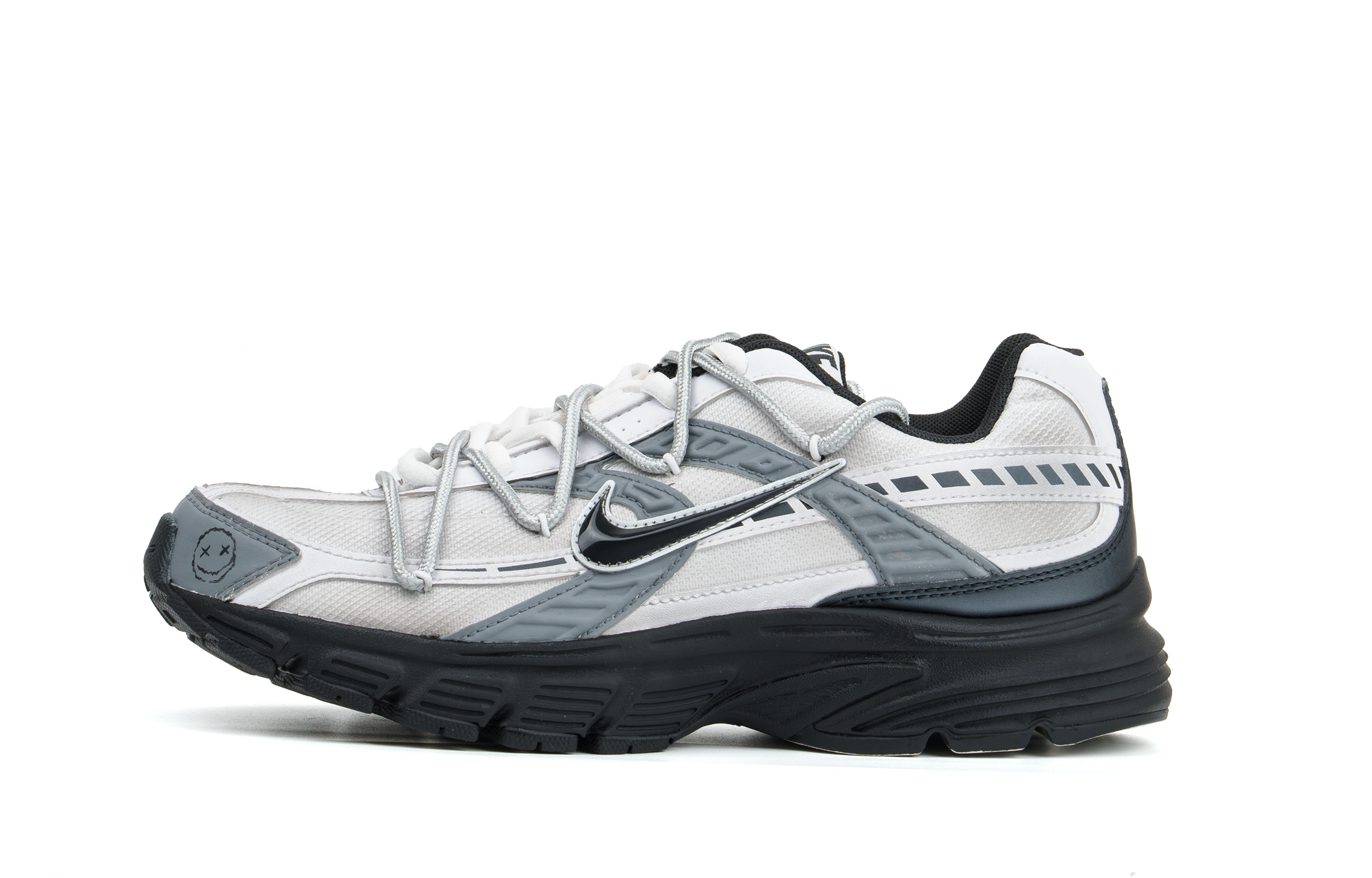 Nike Initiator Cushioning, Wear Resistant Low top City Commuting Running Shoes Unisex Black Gray