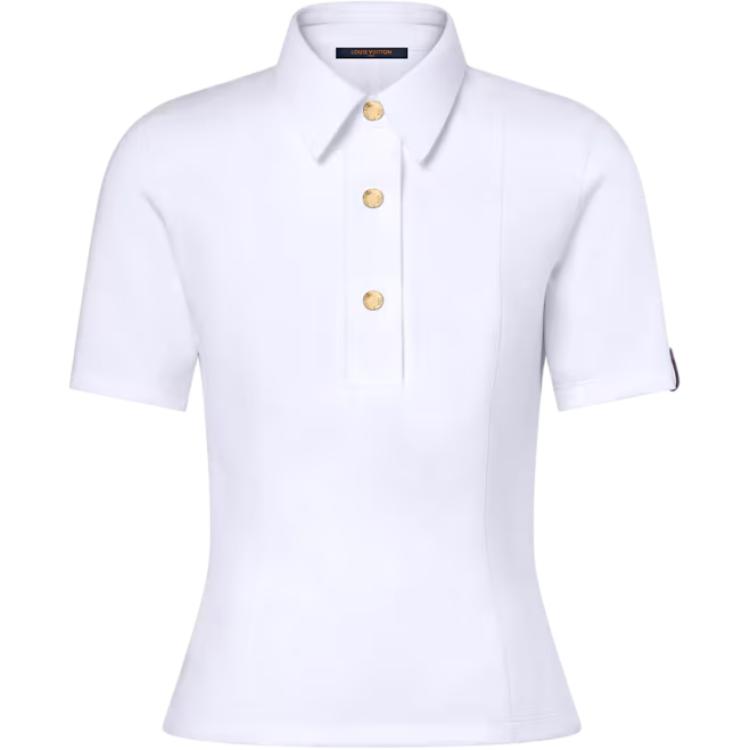 LOUIS VUITTON Technical Jersey Polo Top