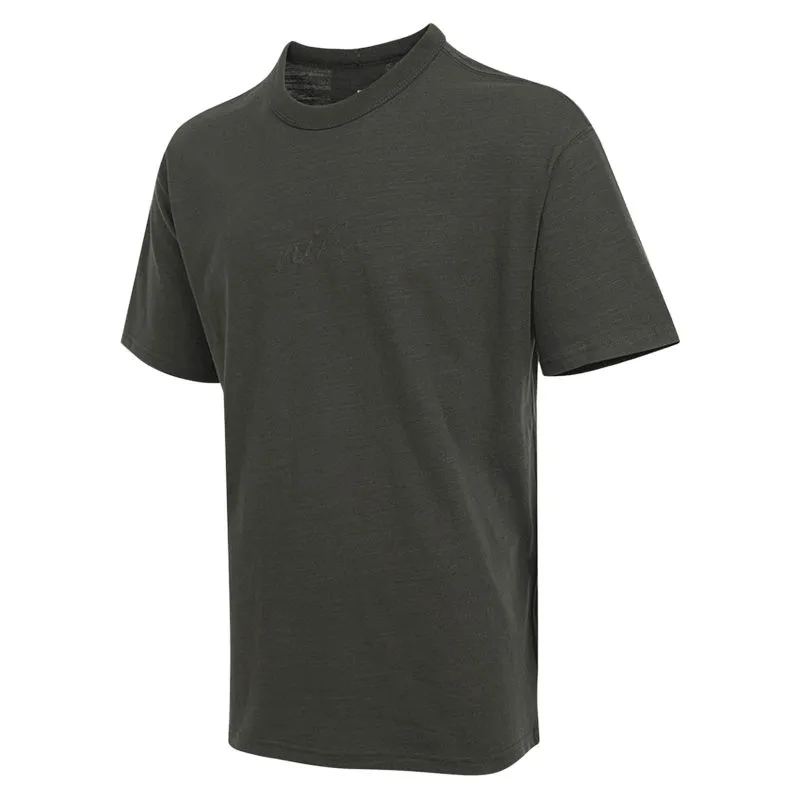 Nike T-Shirts Men's Black Gray Color Crew Neck Moderate