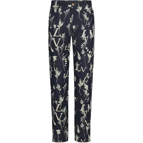 LOUIS VUITTON New Quarterly Products Of LV Jeans Men's Moderate Straight Fit Pants