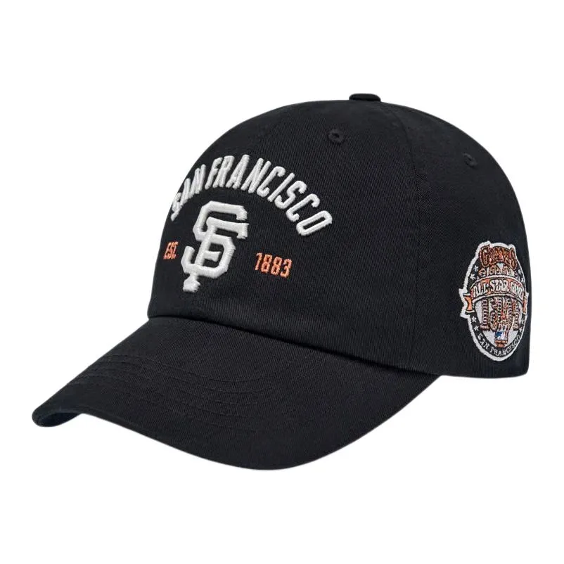 MLB 100% Cotton Baseball Caps Unisex Black