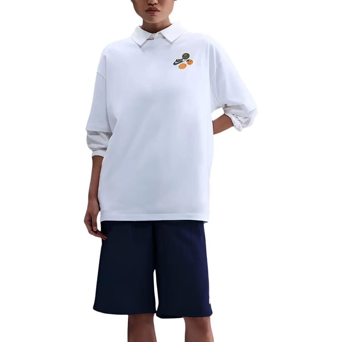 Nike Clothing T-Shirts Women's White Crew Neck