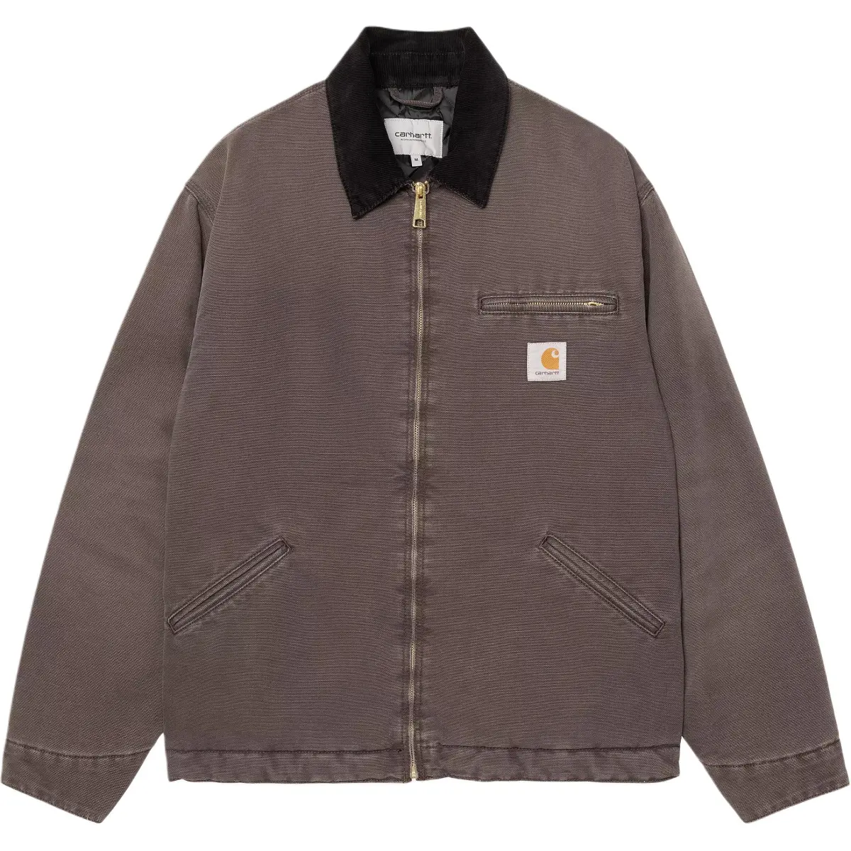 Carhartt Wip corduroy-collar cotton jacket