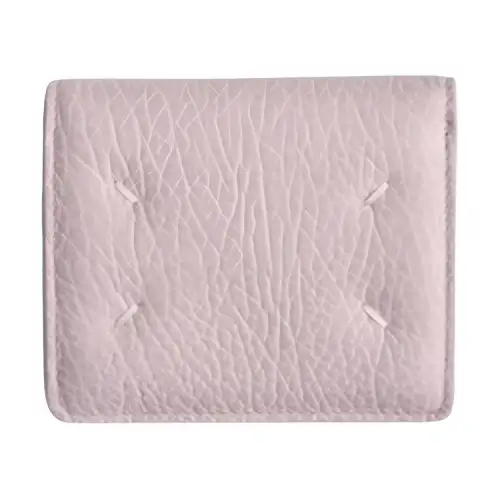Maison Margiela Grain Cow Leather Wallet, Card Holder Unisex Light Purple