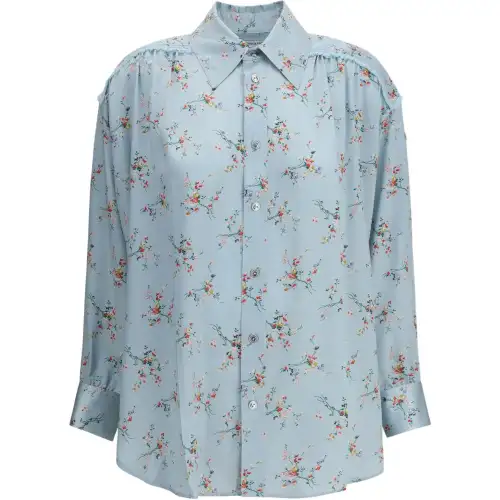 Bottega Veneta Shirts Women's Multicolor Lapel Moderate Other