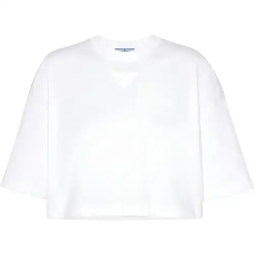 【Previous Season】cropped jersey T-shirt