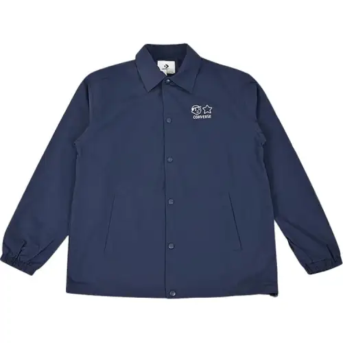 Converse Jackets Unisex Blue Lapel Moderate Other