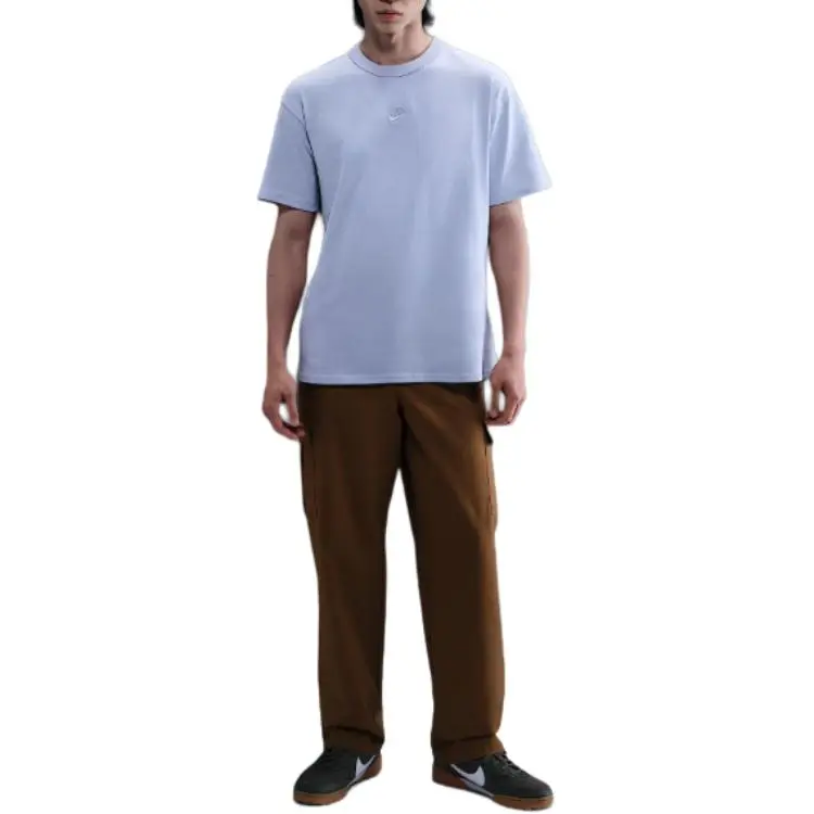 Nike Clothing T-Shirts Men's Light Blue Crew Neck