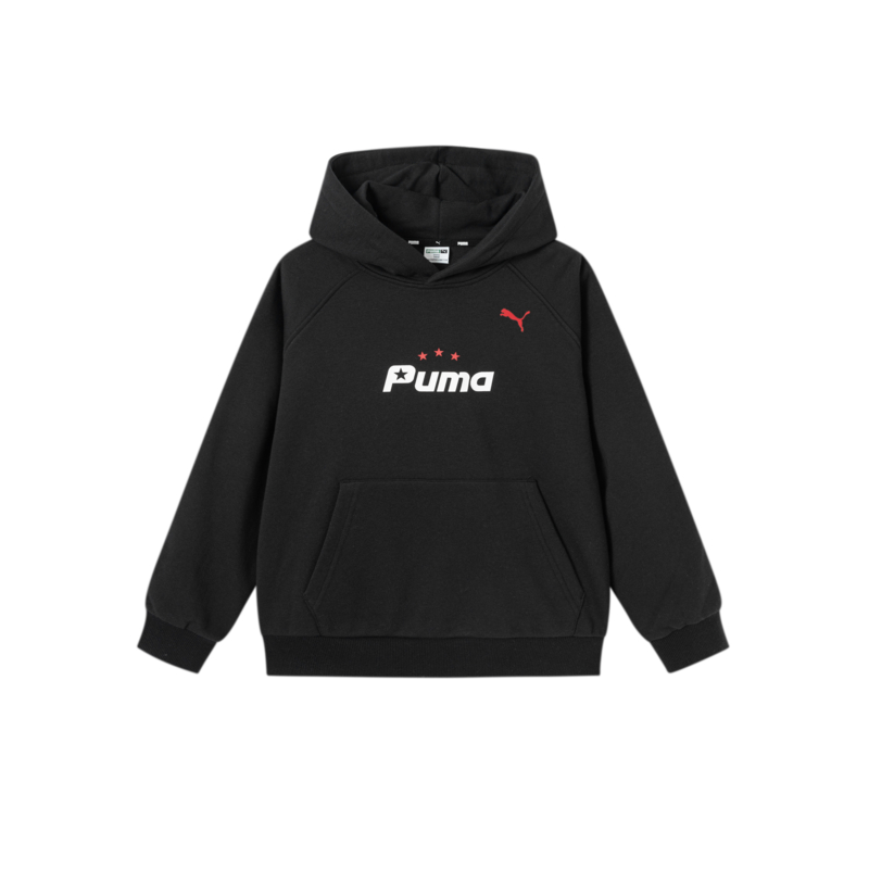 Худи PUMA в стиле американского колледжа (черное)